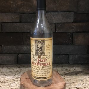 Old Van Winkle 10 Years Empty Whiskey Bottle